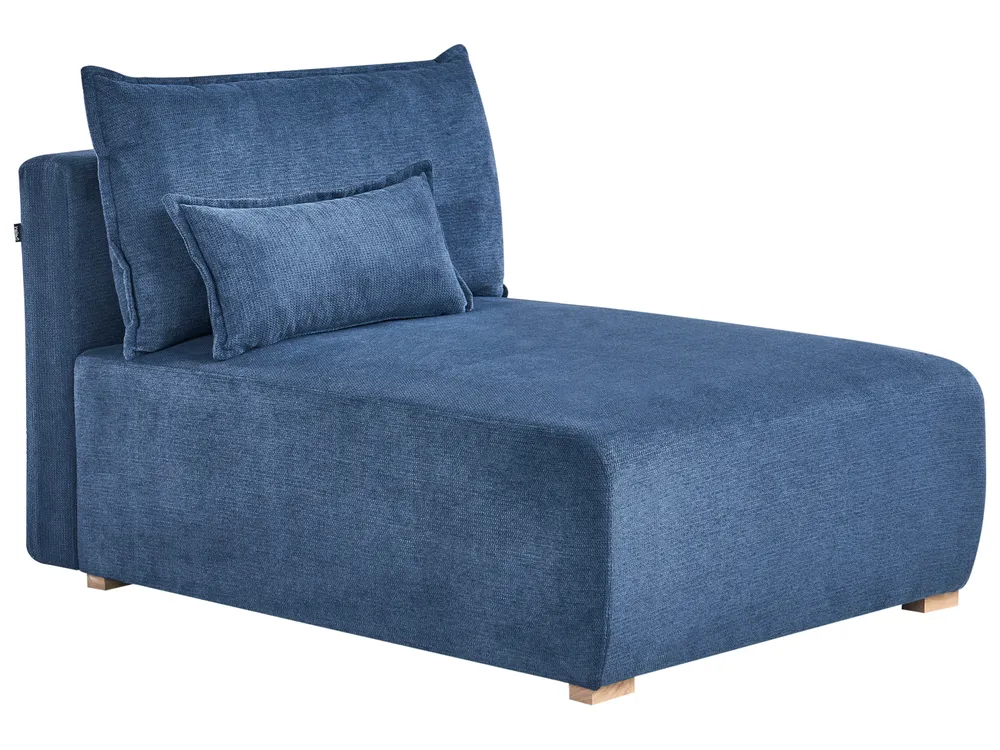 Modul Ecksofa NERBO Stoff Blau linksseitig_1035017