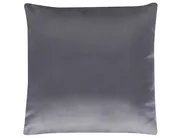 Dekokissen 2er Set ASPIDISTRA 45 x 45 cm Samtstoff Grau Geometrisches Muster_810559