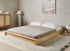 Bett ohne Kopfteil Holz ANTRAS 160 x 200 cm Hellbraun