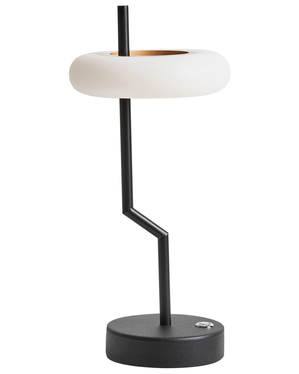 Kabellose LED Tischlampe ALVIELA mit Dimmer Metall Schwarz