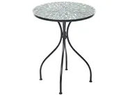 Outdoor Bistrotisch CIVATE 60 cm 60 cm Metall Schwarz_1066019