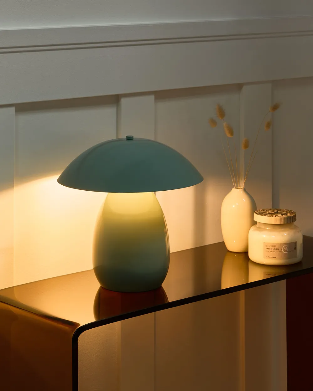 Tischlampe SIGI Metall Hellgrün
