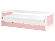 Ausziehbett Kiefernholz GRAVELINES 90 x 200 cm Rosa_1004438