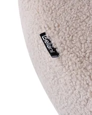 Sessel ILBRO Bouclé Dunkelbraun / Beige_1061243