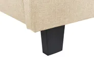 Bett mit Lattenrost Stoff LA ROCHELLE 180 x 200 cm Beige_833109