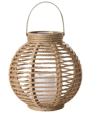 Solarbetriebene Laternen 2er-Set SEBU 30 cm Naturfarben_1042004