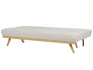 Schlafsofa 2-Sitzer KALFAFEL Stoff Hellbeige_907878