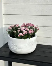 Blumenkübel FTERO 35 cm Cremeweiß_1006467