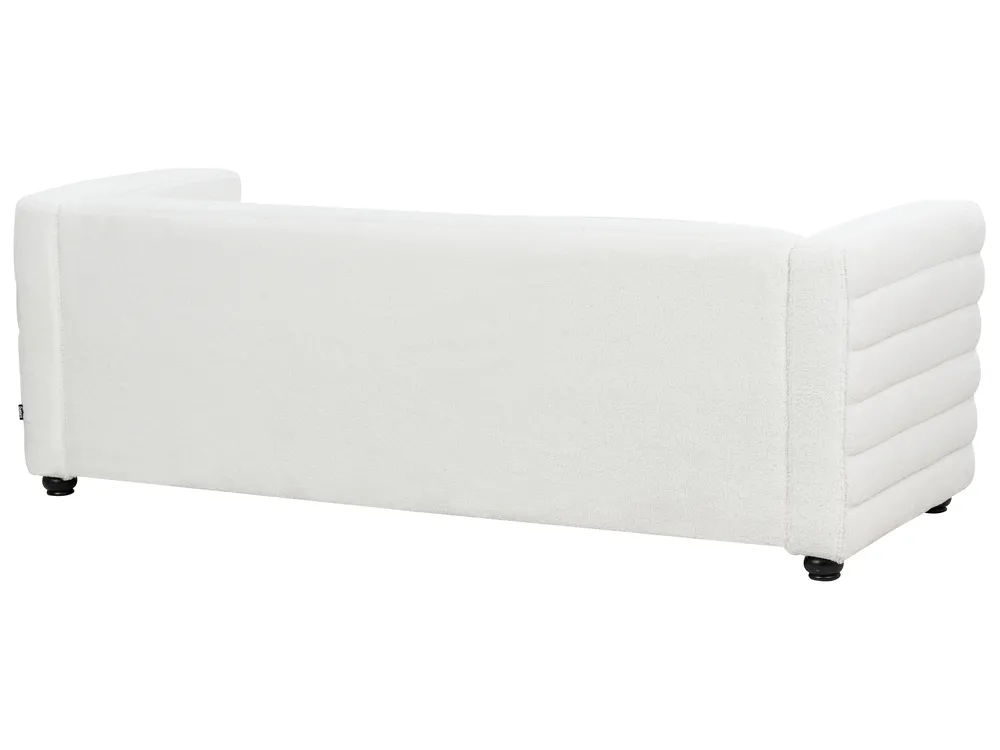 Sofa 3-Sitzer HOFN Bouclé Cremeweiß_917446