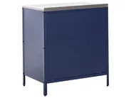 Outdoor-Küche 3er Set VILAMA Blau Metall_977008