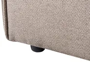 Bed Faux Linen LESTRE 160 x 200 cm (EU King Size) Taupe_960034