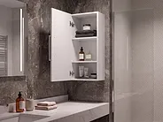 Bad-Wandschrank BILBAO 40 cm Weiß_1155599
