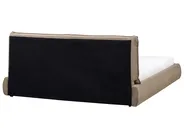 Bett mit Lattenrost Bouclé VINAY 180 x 200 cm Braun_970361