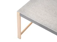 Lounge Set mit Tisch und Ottomane 5-Sitzer NOLA Metall Grau_998391