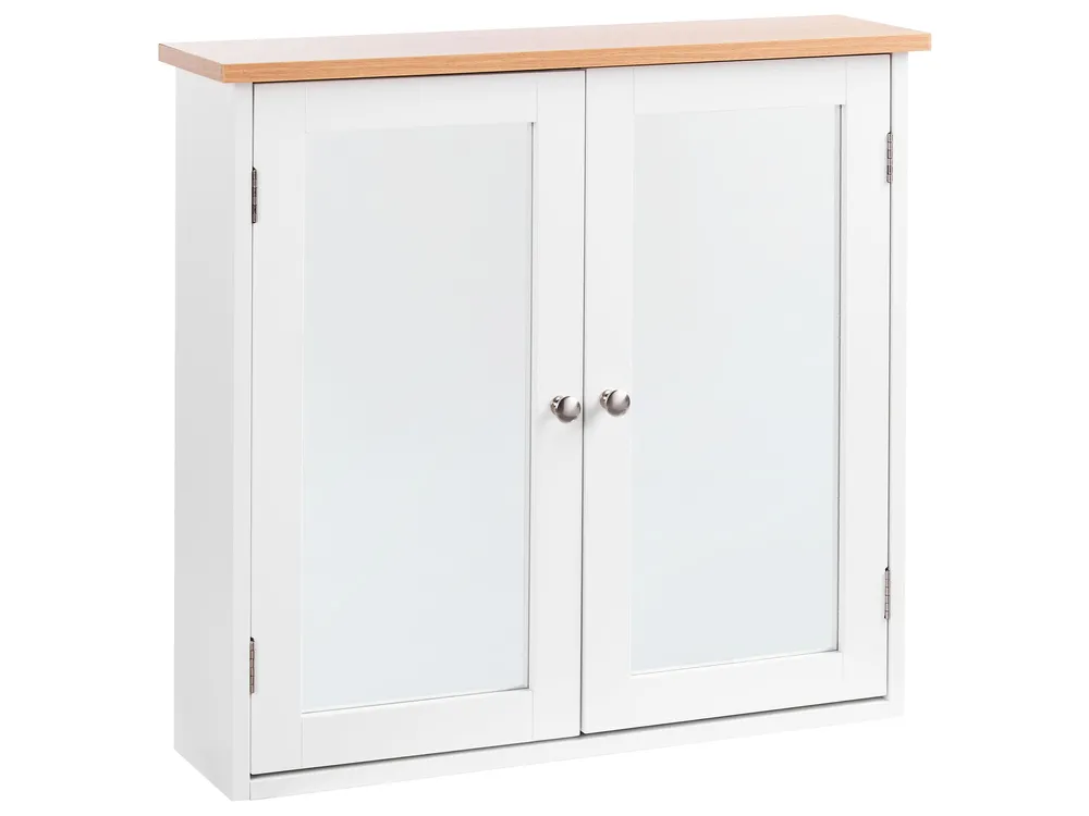 Bad-Spiegelschrank ALAMOS 65 cm 60 cm Weiß