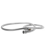 Freestanding Bathtub Faucet TUGELA White/ Silver_800234