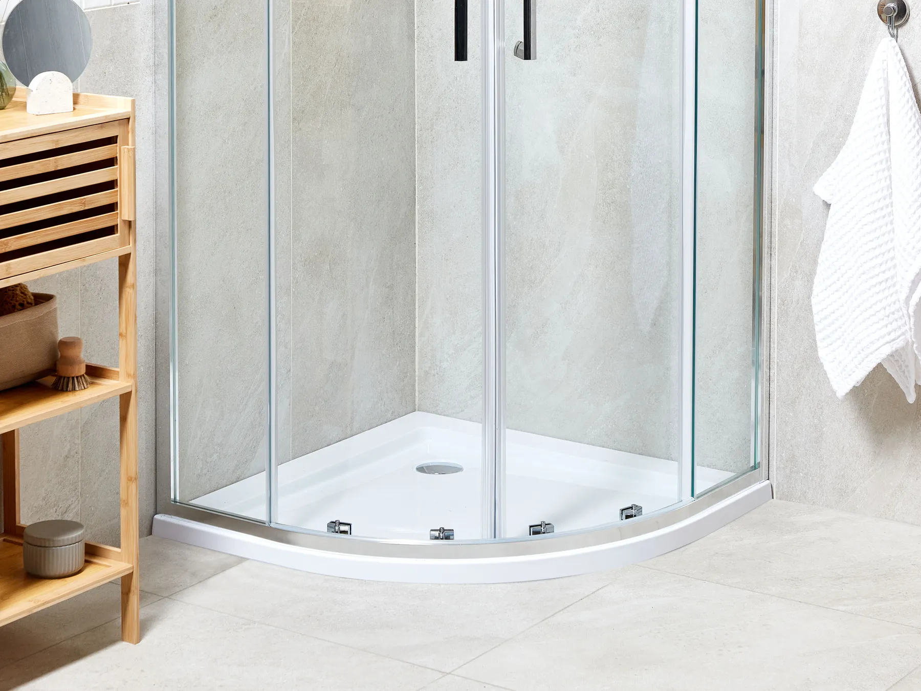 Shower Tray ALISO 900 x 900 x 50 mm White_943980