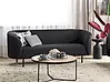 Sofa 3-Sitzer LOEN Stoff Schwarz