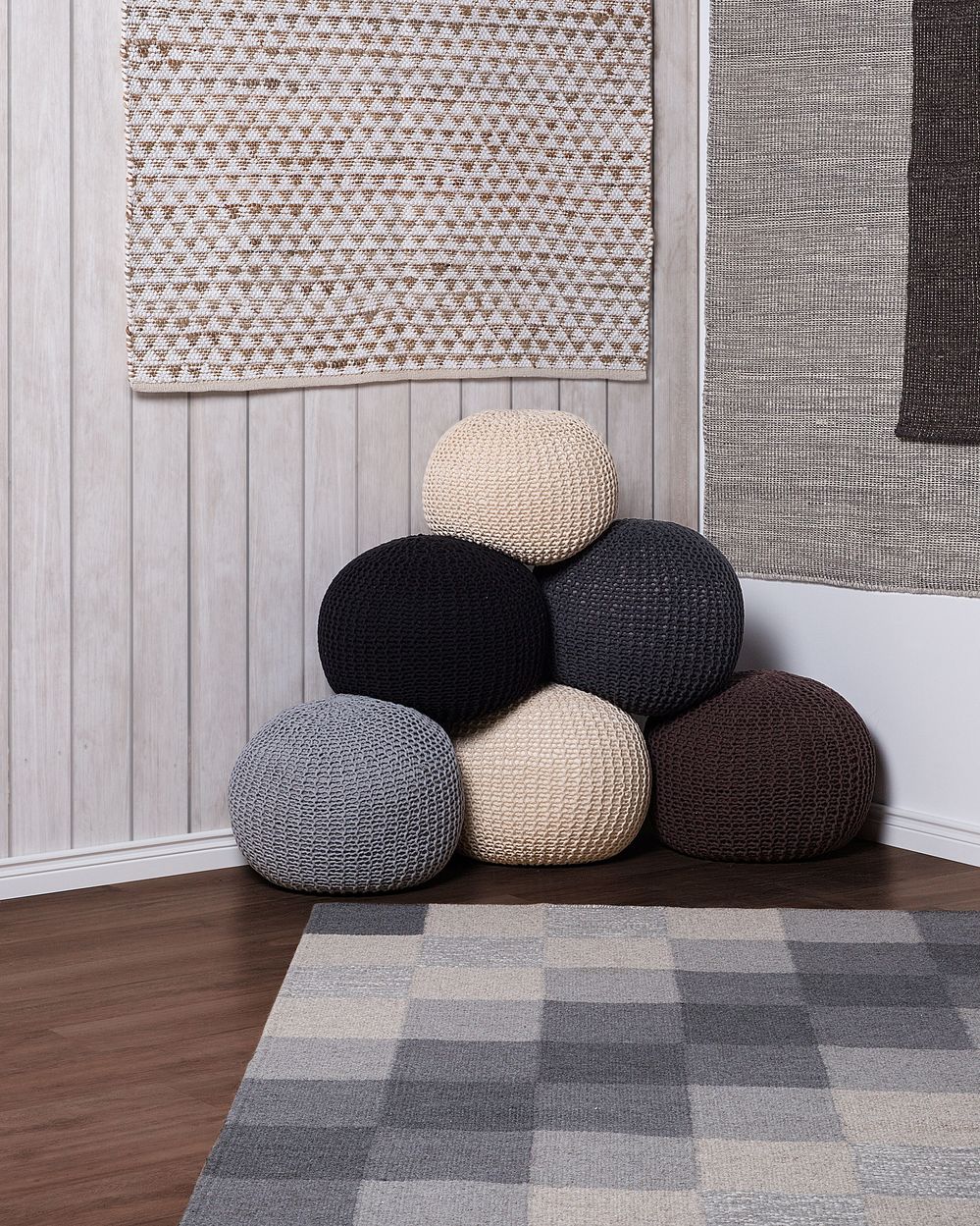 Rug TUNCELI Beige 140 x 200 cm Cotton
