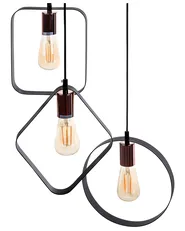 Pendant Lamp VOMANO Metal Black_684688