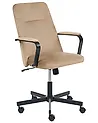 Bürostuhl CAROGA Samtstoff Beige