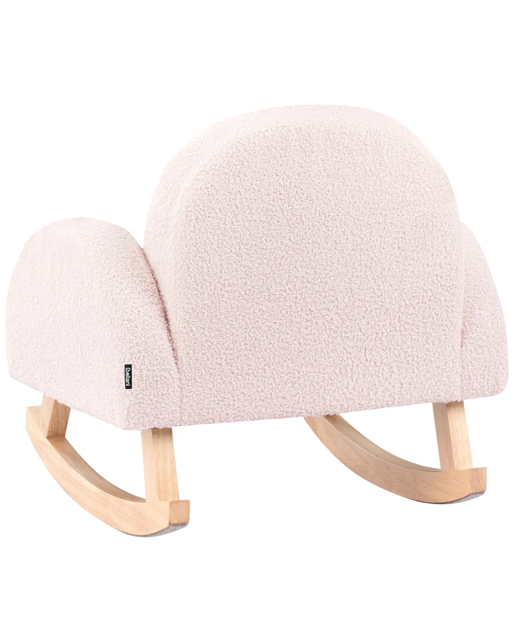 Kinderschaukelstuhl HUG Bouclé Pastellrosa_989330