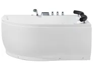 Corner Hot Tub with LED PARADISO 1580 x 1130 mm White Left Hand_680881