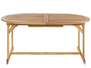 Gartenmöbel Set 8-Sitzer MAUI II inkl. Kissen Akazienholz Cremeweiß_926761