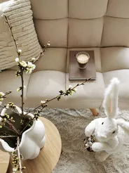Schlafsofa 2-Sitzer INGARO Stoff Beige_822758