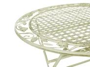 Outdoor Bistrotisch BIVIO 70 cm 70 cm Metall Hellgrün_806655