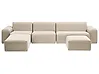 Gartensofa mit Ottomane 7-Sitzer BATTIFOLLO modular Beige