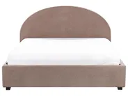 Bett mit Stauraum VAUCLUSE Bouclé Taupe 160 x 200 cm_951933