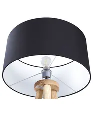 Stehlampe NITRA Eichenholz Schwarz_803404