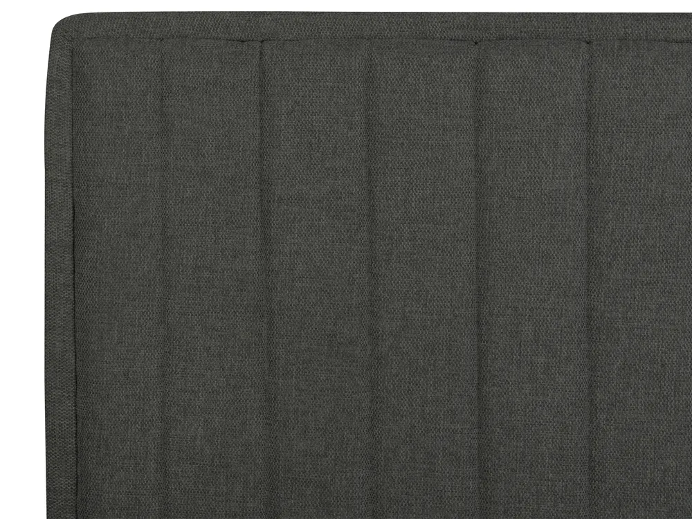 Bett verstellbar Stoff DUKE II 160 x 200 cm Dunkelgrau_987371