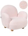 Kindersessel HEM Bouclé Pastellrosa