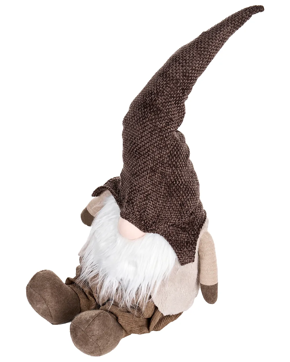 Weihnachtsdekoration 3er Set TUUSULA 36/54/80 cm Zwerg Braun_1175492