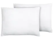 Kopfkissen 2er Set ERRIGAL Niedrig 50 x 60 cm Mikrofaser Weiß_769279