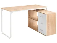 Eckschreibtisch SOGNE 140 cm 100 cm Hellbraun_1054769
