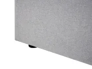 Bett mit Stauraum LORIENT Stoff Grau 120 x 200 cm_1062953