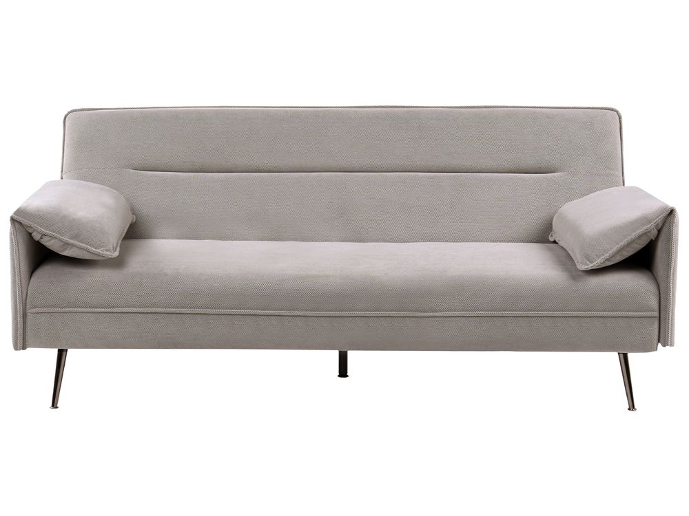 Sofa Bed 3 Seater VAYLA Fabric Grey