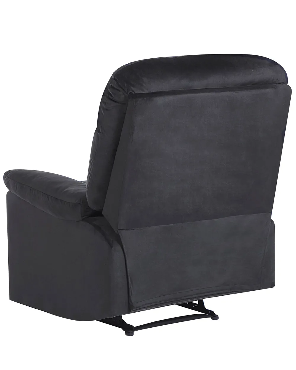 Recliner Chair ESLOV with Footrest Velvet Black_779814