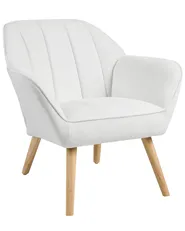 Armchair TORUD Fabric White_1072771