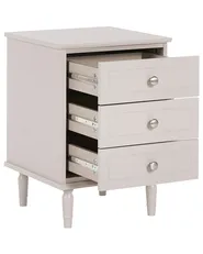 3 Drawer Bedside Table OBERON Beige_1135061