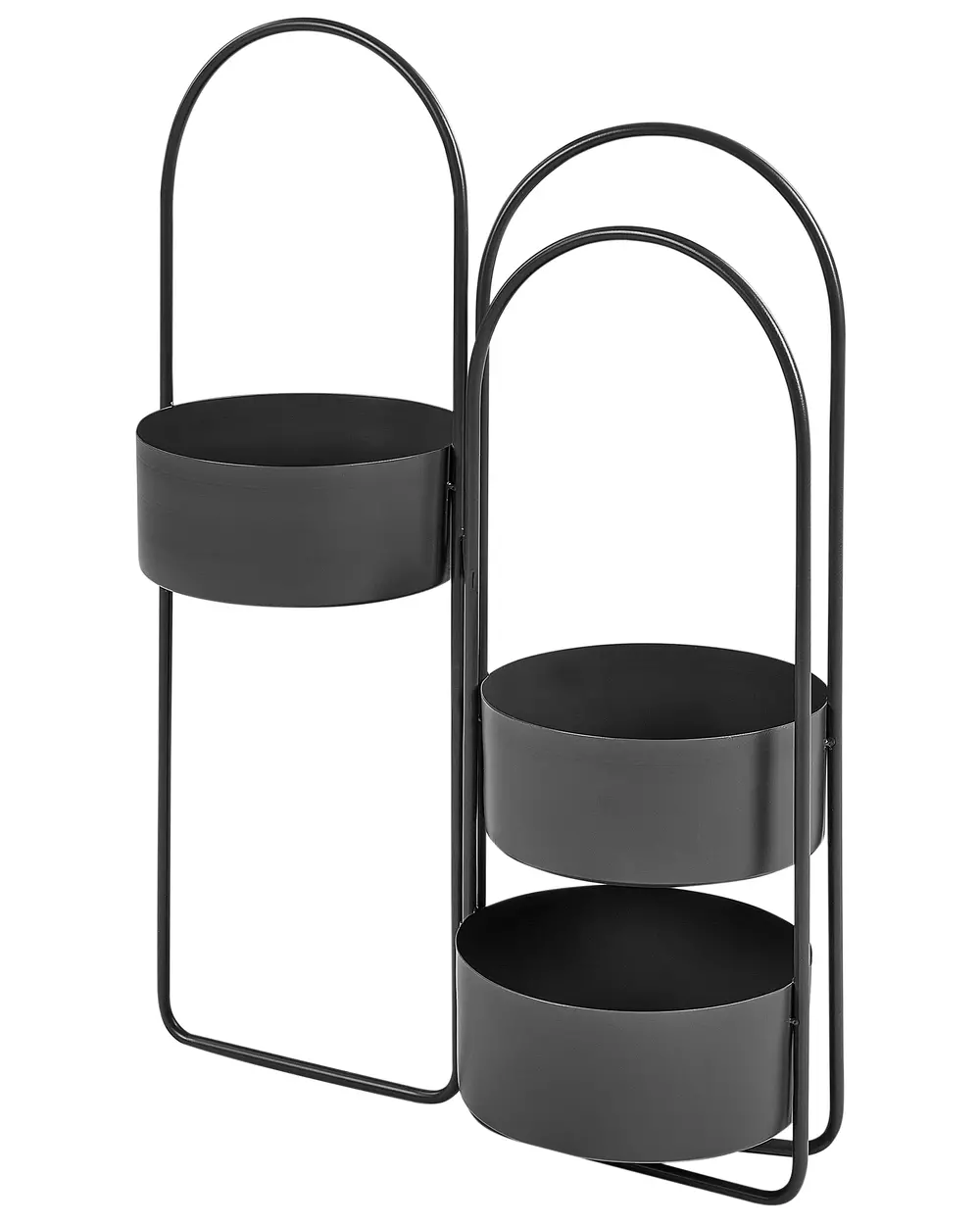 Pflanzenständer COLUTENA 56 cm Metall Schwarz_933713