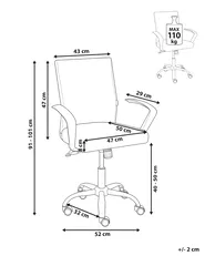 Office Chair MODRA Pink_1053090