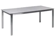 Gartentisch COSOLETO 180 cm 90 cm Glas Grau_881928