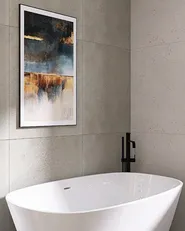 Freistehende Badewanne CARRERA 180 x 80 cm Weiß_887275