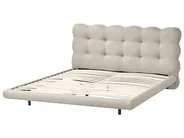 Bed Fabric SOULISSE 160 x 200 cm (EU King Size) Beige_994482
