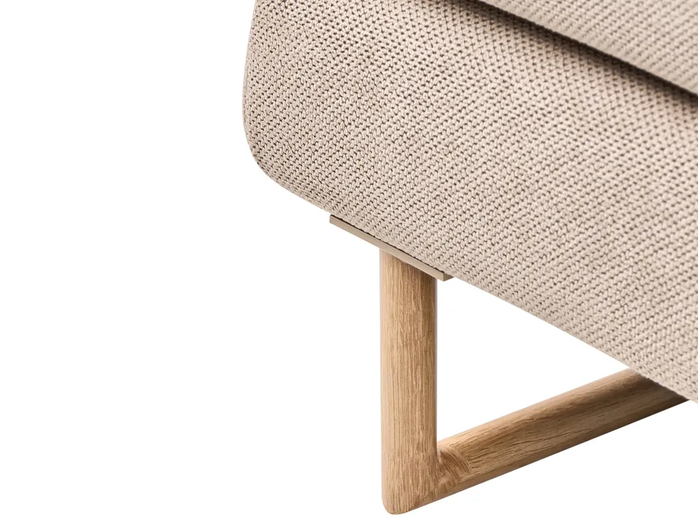 1-Sitzer Schlafsofa JERSLEV Stoff Hellbraun_1009916