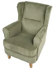 Ohrensessel ABSON Cord Grün_1185977